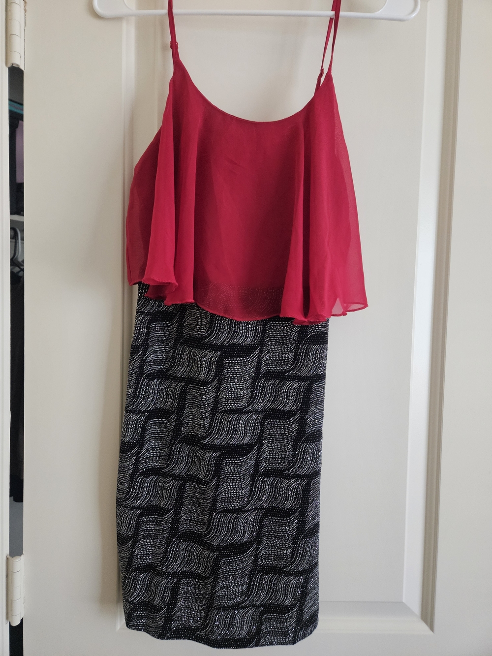 Red And Black Windsor Dress